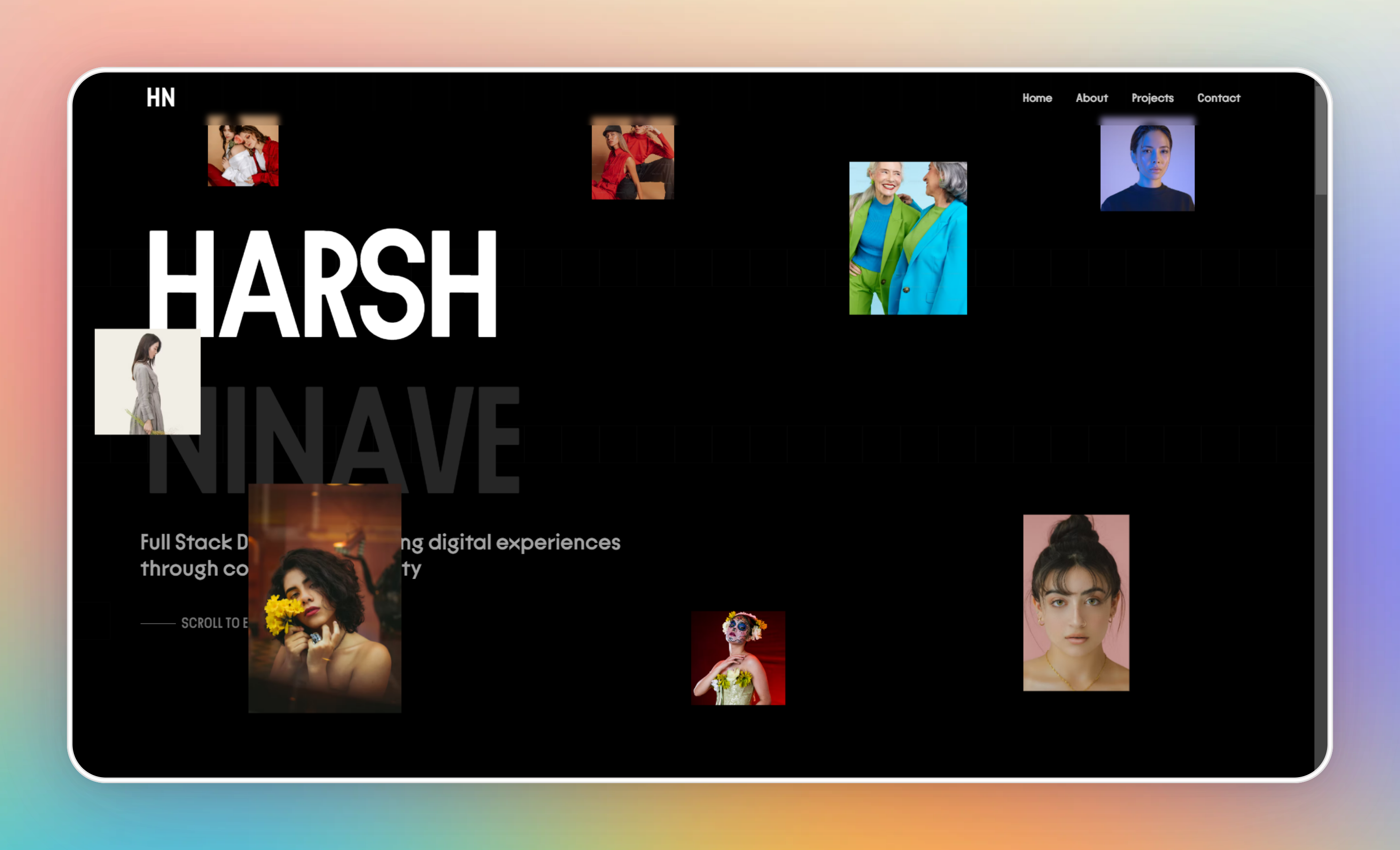 Redesigned Portfolio Website